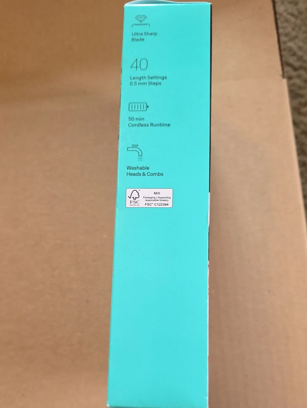 Braun All-in-One 3 Black & Teal Trimmer Kit - Men's Grooming